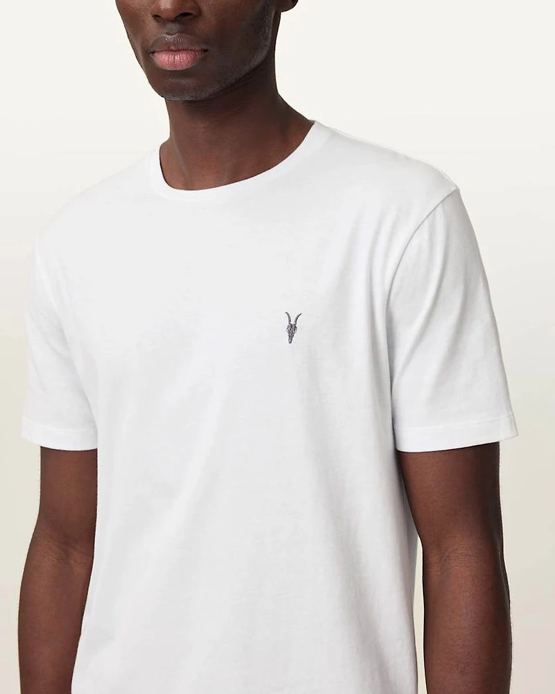 Brace Brushed Cotton Crew Neck T-Shirt