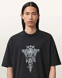 Swords Oversized Graphic T-Shirt