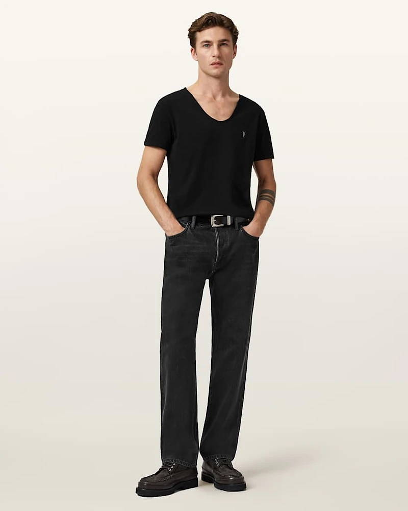 Tonic Scoop Neck Slim Ramskull T-Shirt