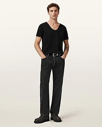 Tonic Scoop Neck Slim Ramskull T-Shirt