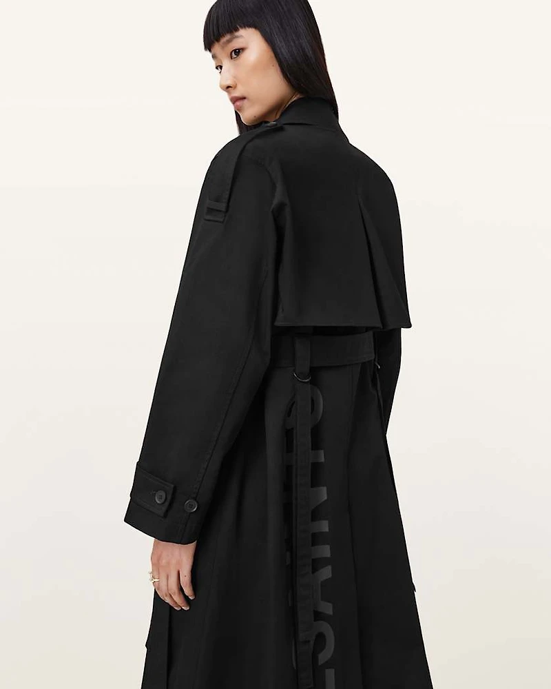 Cadence Relaxed Fit Trench Coat