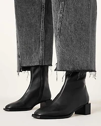 Avril Leather Ankle Boots