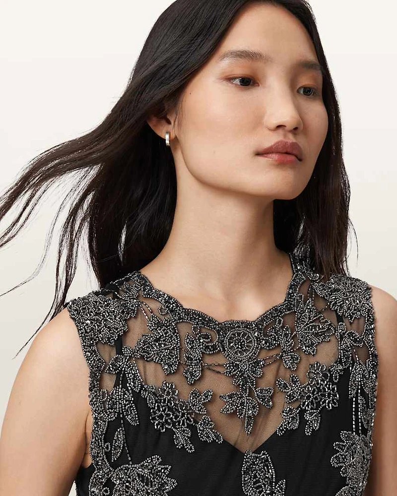 Inaya Embellished Mini Dress