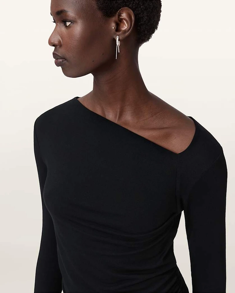 Seyma Jersey Bodycon Top