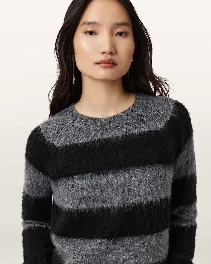 Lou Striped Sparkle Jumper
