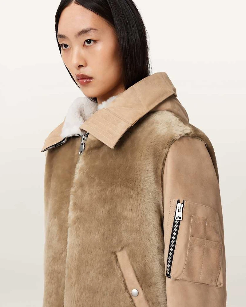 Dexter Shearling Bomber Jacket