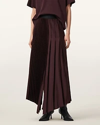 Jax Pleated Midi Skirt