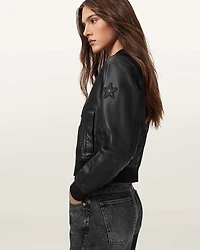 Orten 94 Leather Bomber Jacket