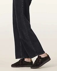 Thelma Fringe Leather Low Top Trainers