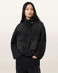 Clay Denim Cropped Jacket