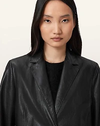 Arna Leather Blazer