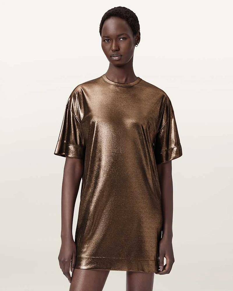 Sparkle Mini T-Shirt Dress