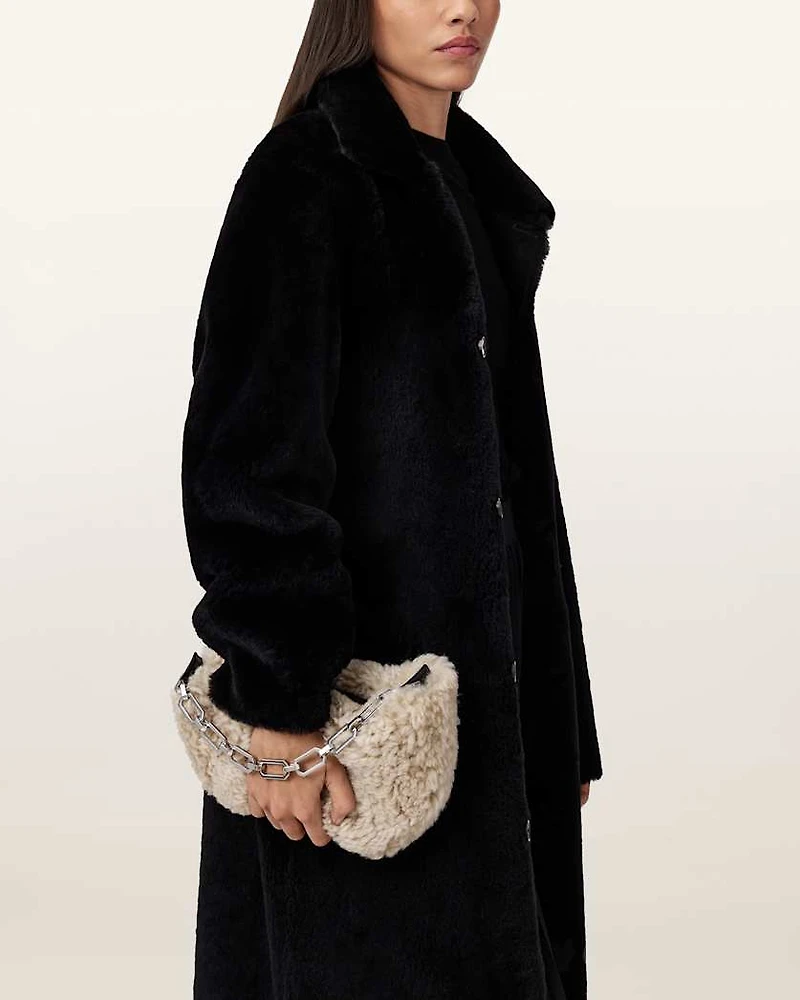 Luna Shearling Crossbody Bag