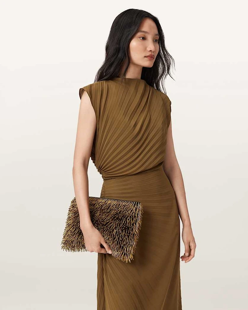 Bettina Beaded Clutch Bag