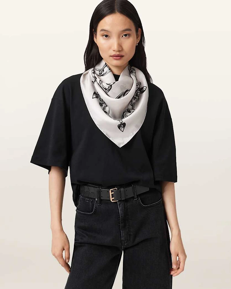 Vida Diamond Silk Scarf