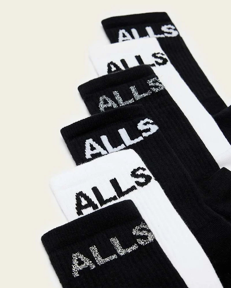 Jae Logo Socks White Multi Pack