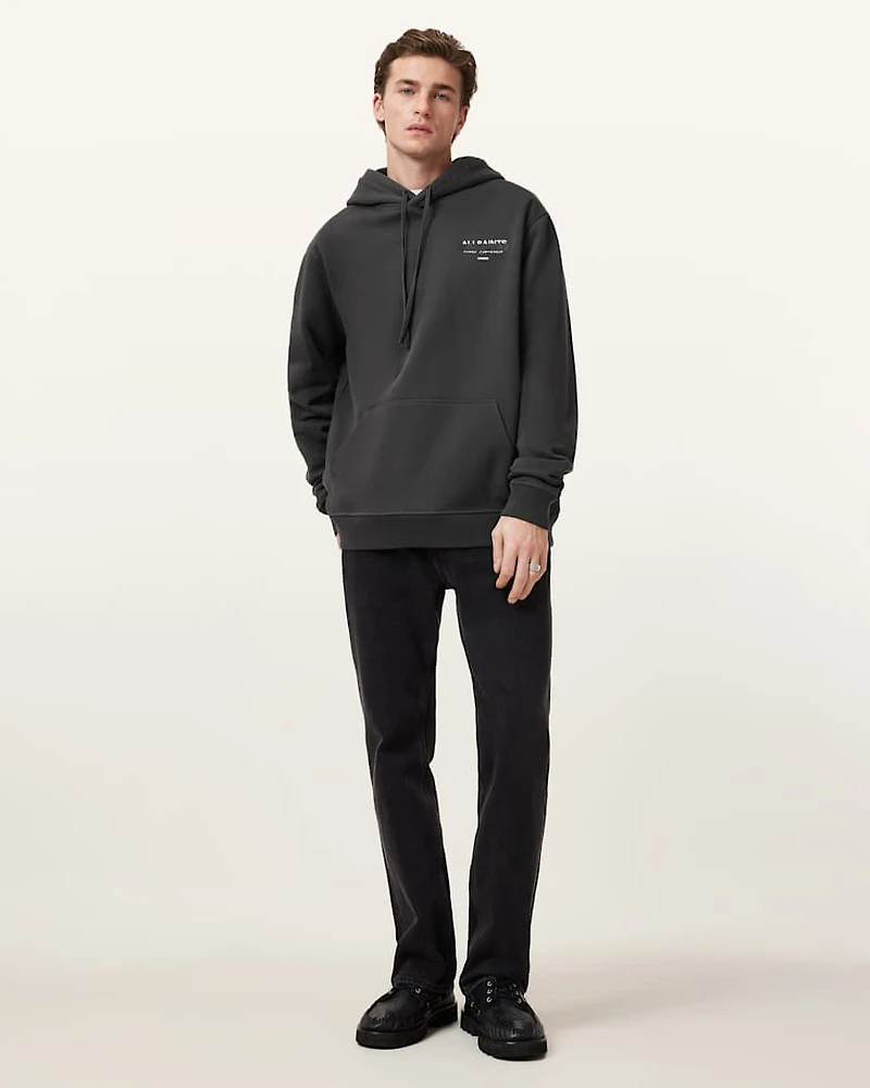 Redact Pullover Embroidered Logo Hoodie