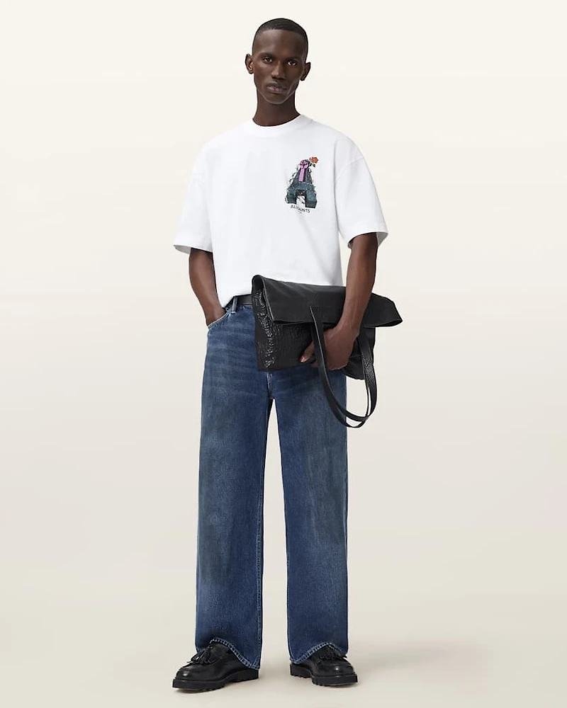 Defiance Oversized Graphic T-Shirt