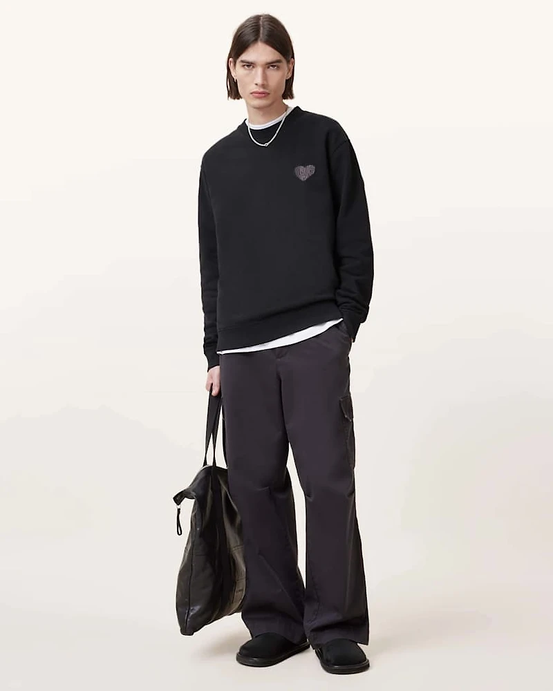 Lover Crew Neck Relaxed Fit Sweatshirt