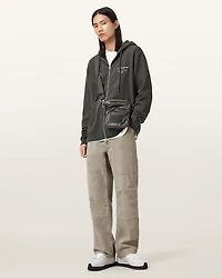 Redact Zip Up Hoodie