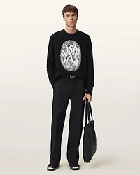 Ridges Oversized Graphic Jumper