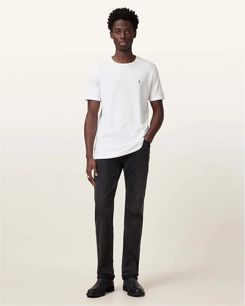 Brace Brushed Cotton Crew Neck T-Shirt
