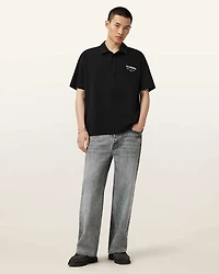 Underground Logo Relaxed Fit Polo Shirt