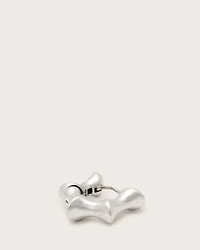 Tarek Sterling Silver Hoop Earring