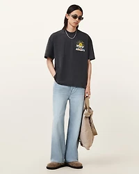 Cove Crayon Graphic Oversized T-Shirt
