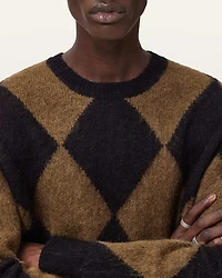 Bower Argyle Pattern Jumper
