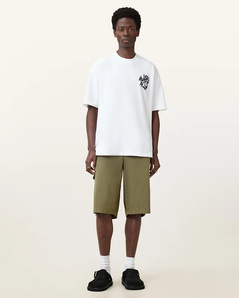 Orlando Logo Print Oversized T-Shirt