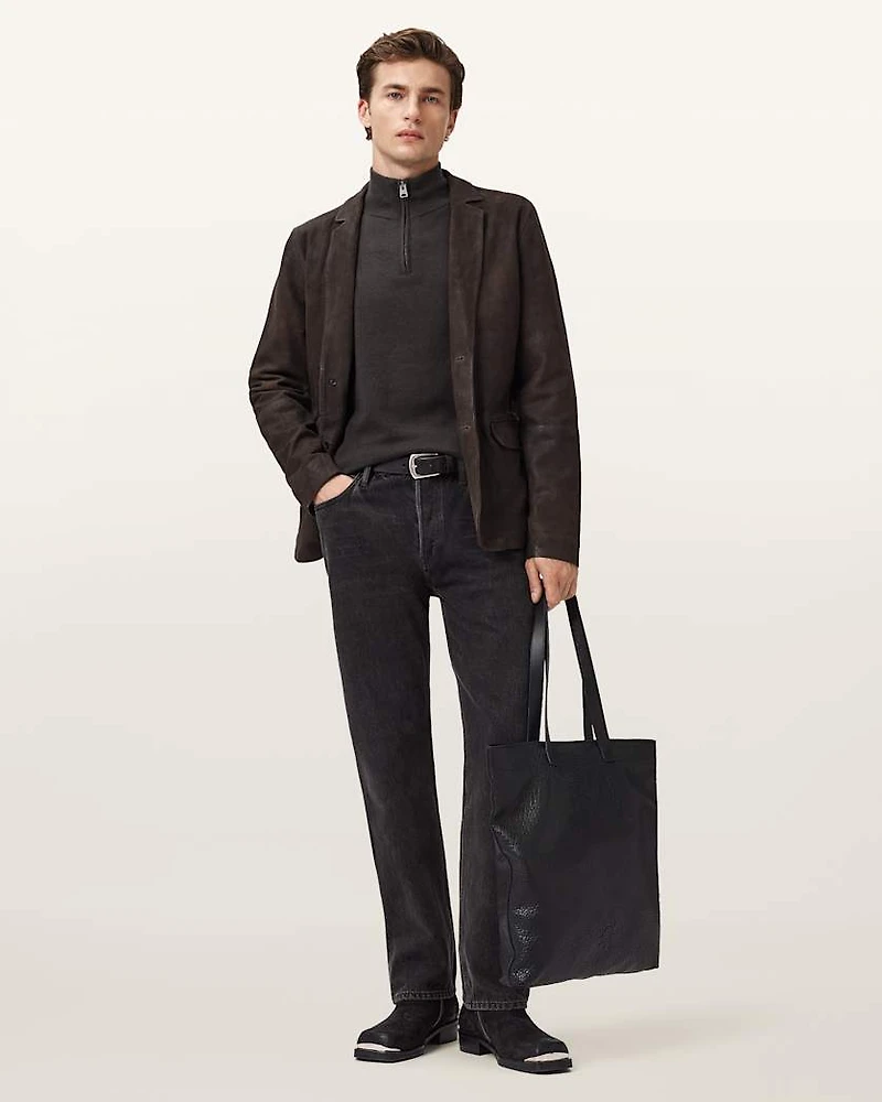 Kilburn Zip Funnel Neck Ramskull Jumper