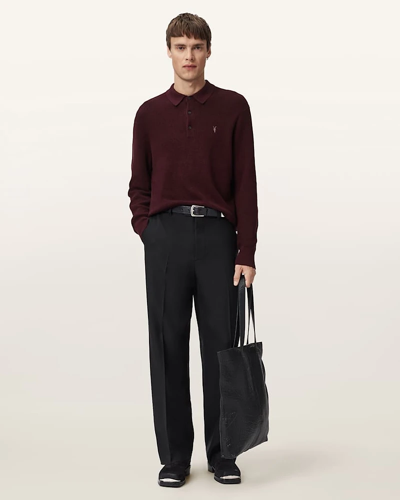 Aspen Long Sleeve Polo Shirt