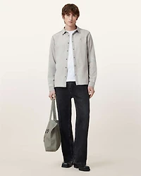 Gleason Press Stud Ramskull Denim Shirt