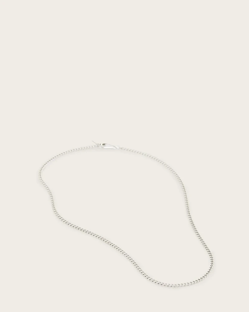 Curb Sterling Silver Chain Necklace