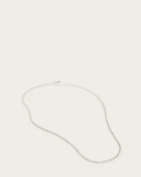 Curb Sterling Silver Chain Necklace