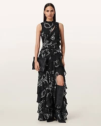Cady Ruffle Maxi Dress