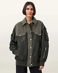 Verity Relaxed Fit Bomber Jacket