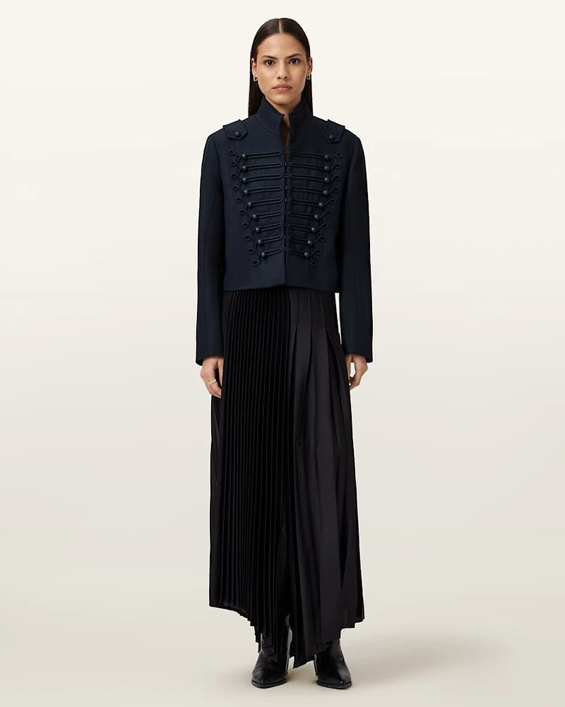 Rummy Cropped Wool Blend Jacket