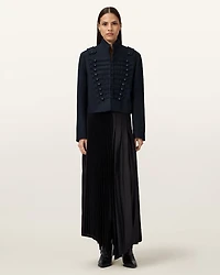 Rummy Cropped Wool Blend Jacket