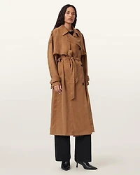 Linnie Relaxed Fit Trench Coat