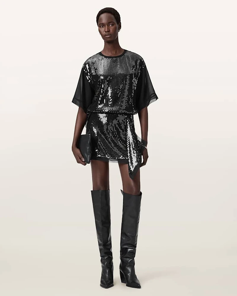 Fonsie Embellished Short Skirt