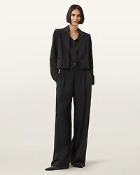 Shores Cropped Relaxed Fit Blazer