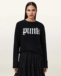 Punk Crew Neck Jumper