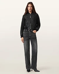 Orten 94 Leather Bomber Jacket