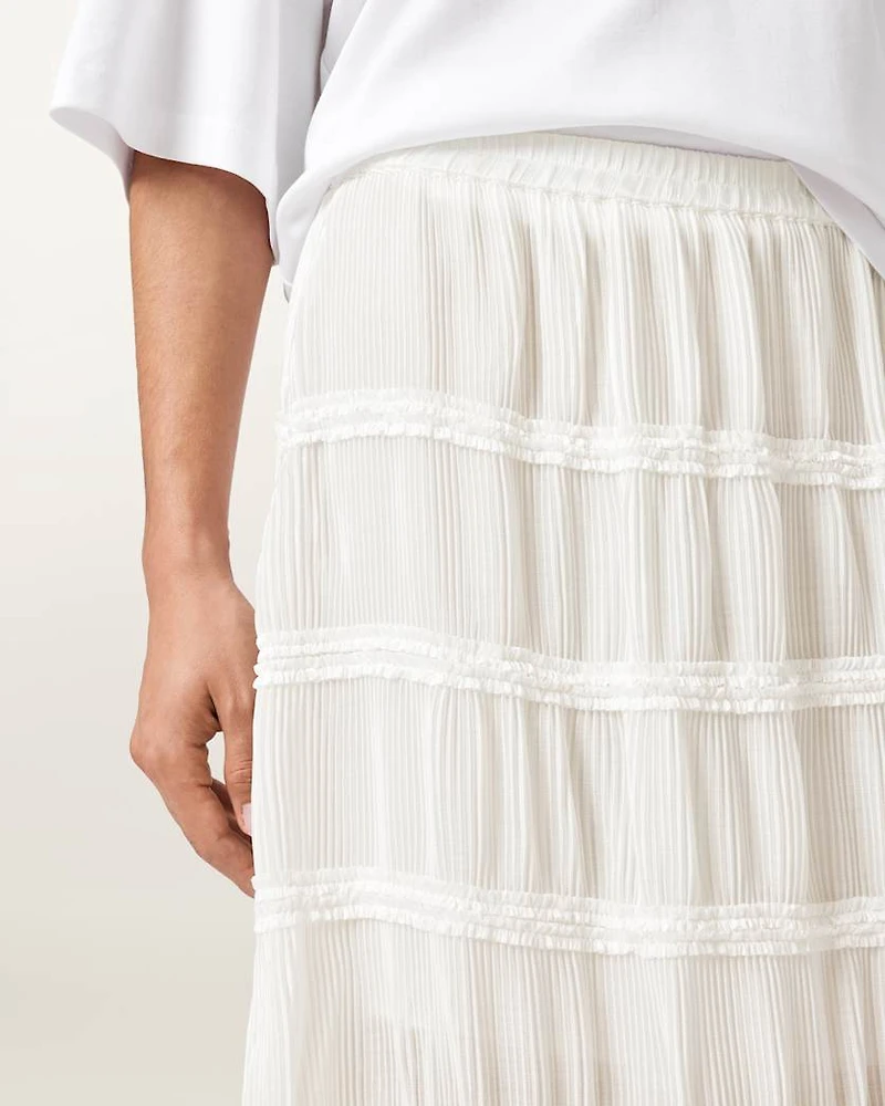Lila Tiered Midi Skirt