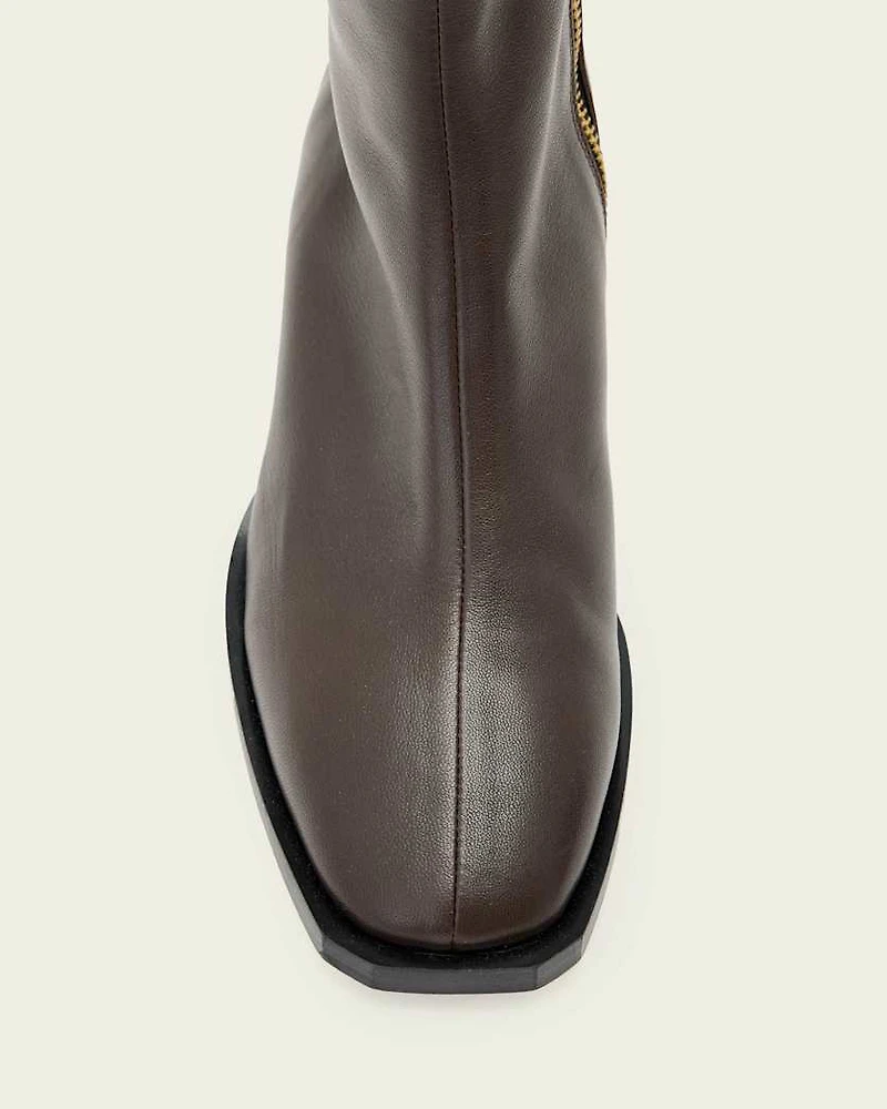 Avril Leather Ankle Boots