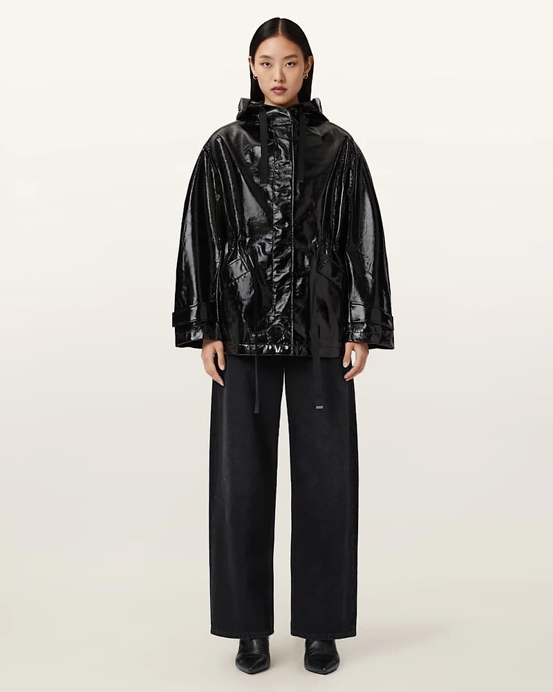 Kelsie Shine Hooded Jacket