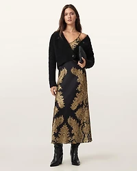 Bryony Paisley Slip Dress