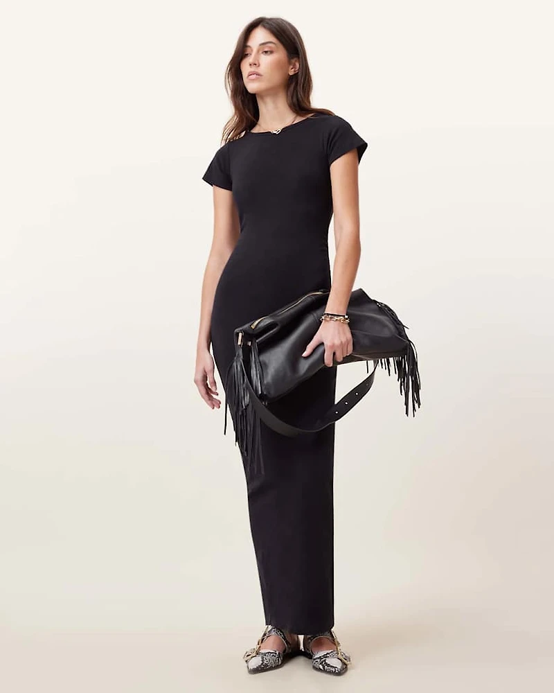 Katarina Short Sleeve Slim Fit Maxi Dress